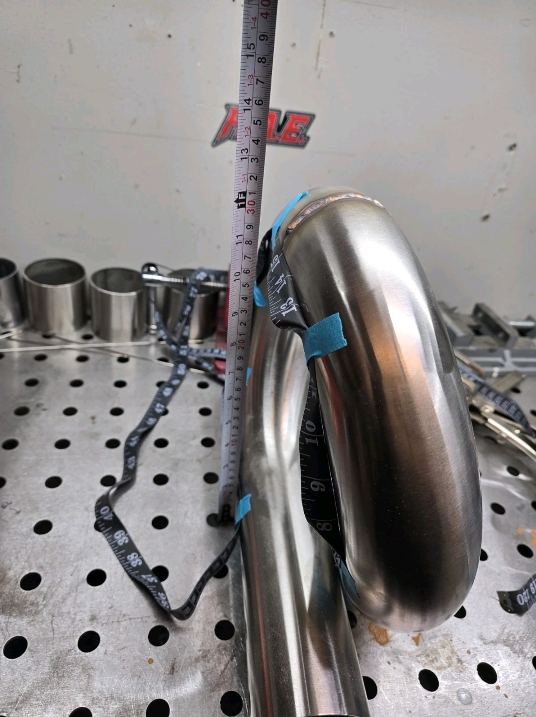 HAE 3" equal length Stainless exhaust loop