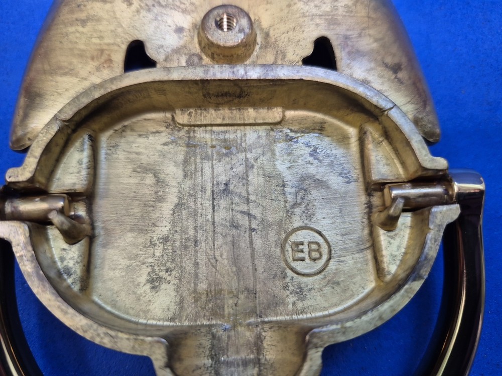 8" Brass American Eagle Door Knocker "EB"