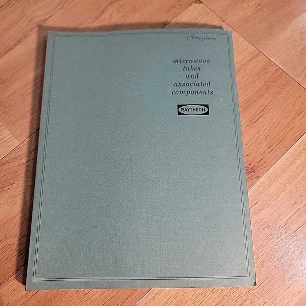 Vintage Raytheon Microwave Tubes & Components Catalog Manual