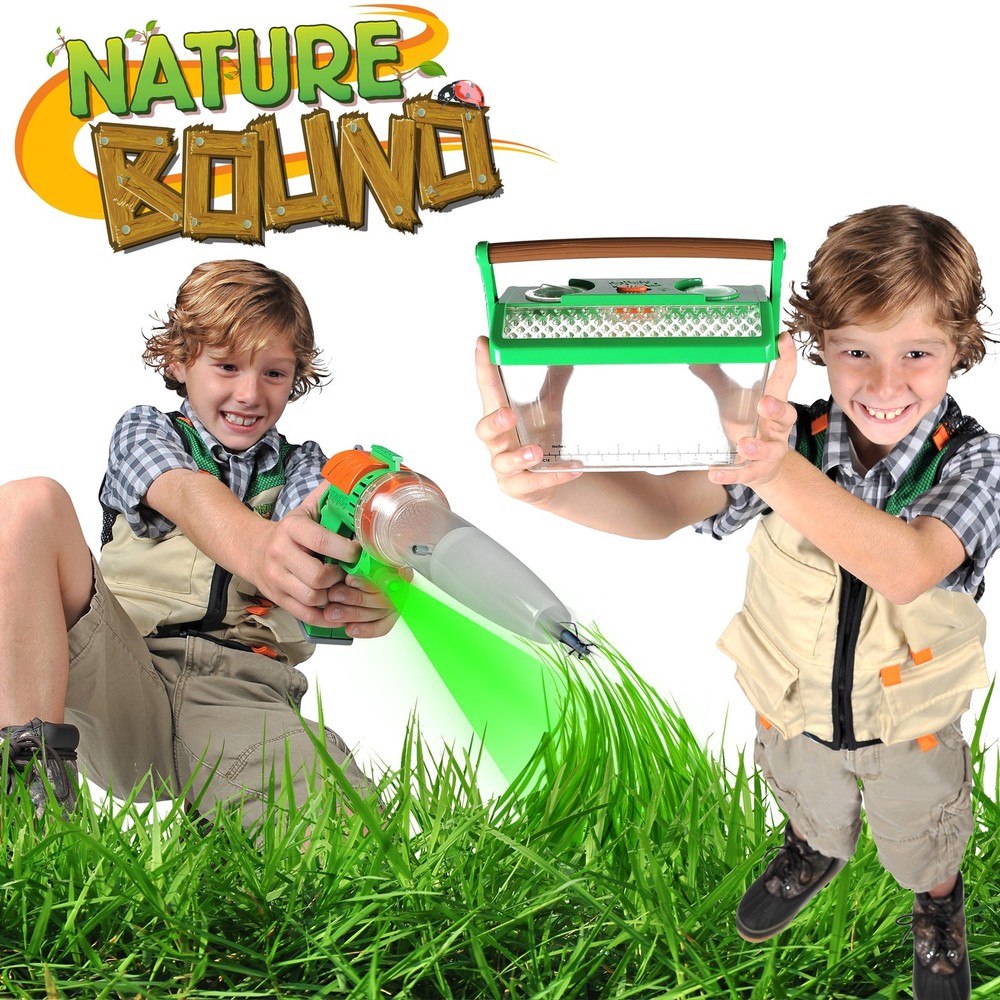 Nature Bound: Bug Hunter Bundle Set - Insect Vacuum & Critter Barn - Light-Up