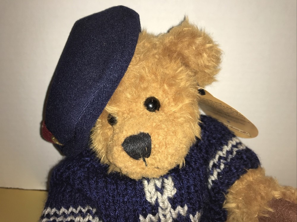 Brass Button Bear 10” “Tango” Vintage