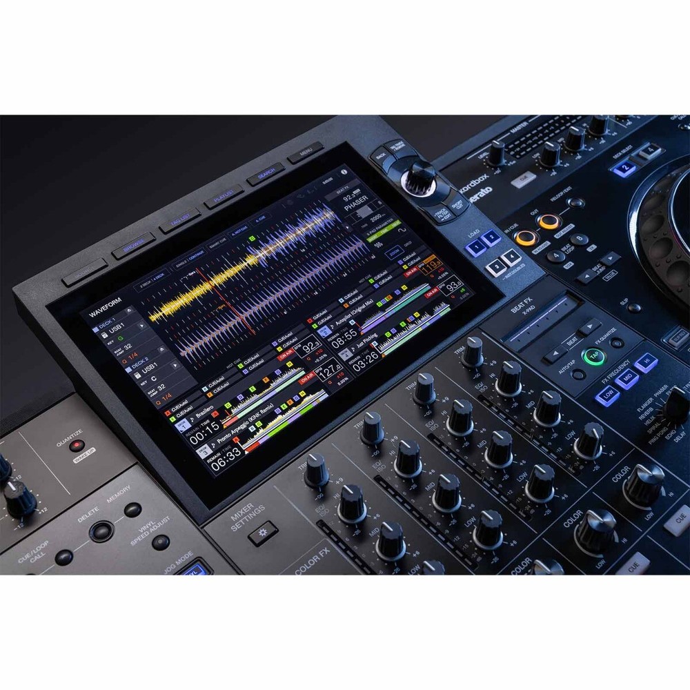 AlphaTheta XDJ-AZ All-in-One DJ Controller System w Black Case Package