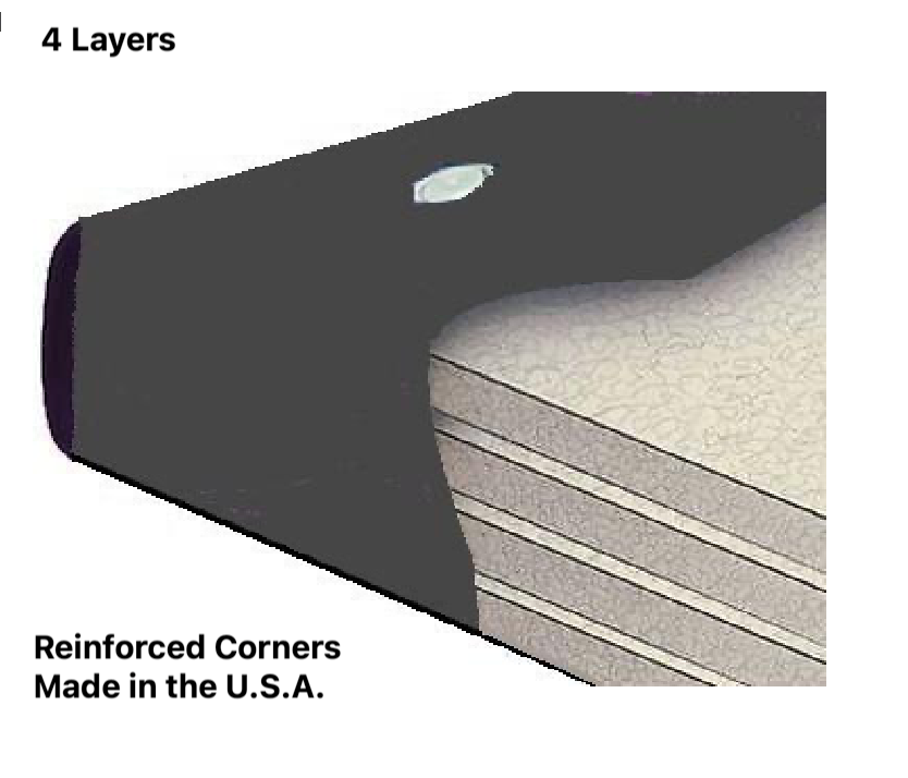 King Softsided Waterbed Mattress with 90%, Pillow Top Cover & heater