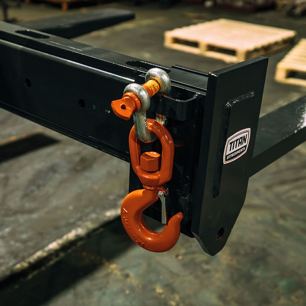 Titan Attachments 10 FT Adjustable Fork Spreader, Adjustable 83" to 119" Width