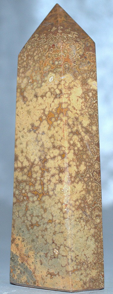 Pretty Orbicular Ocean Jasper Tower 4.66"/233 Grams