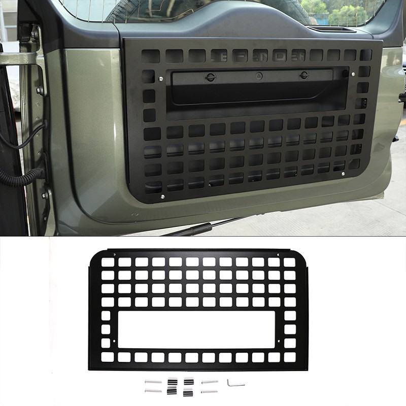 Rear Door Tailgate Table Storage Shelf Molle Panel For LR Defender L316 20+