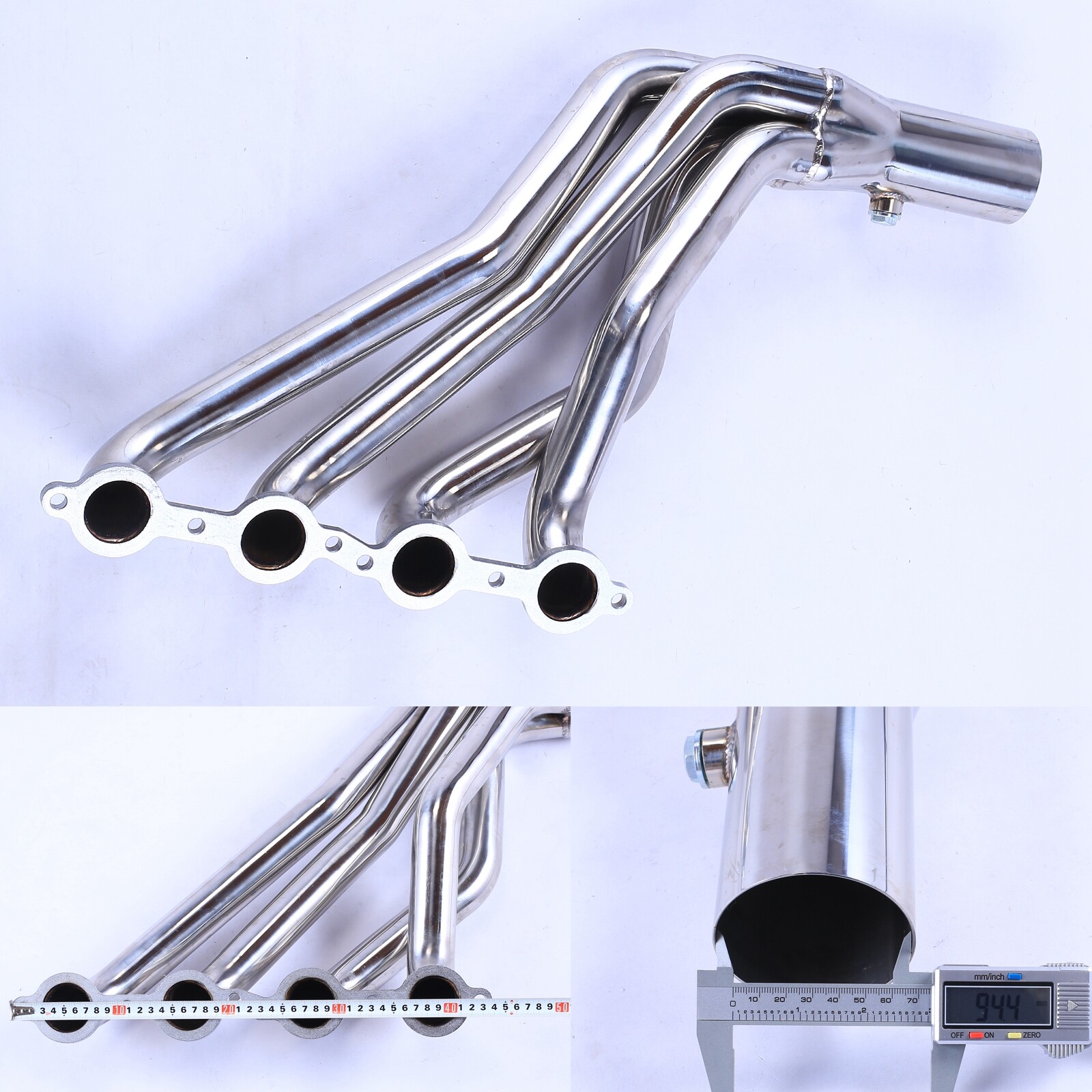 Stainless Steel Headers Manifold w/ Gaskets for Chevy GMC 07-14 4.8L 5.3L 6.0L
