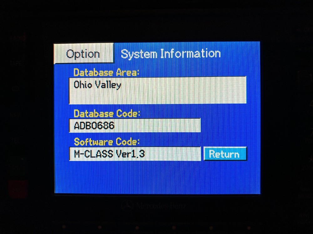 Mercedes Benz Modular Control System CD 2000 Ohio Valley