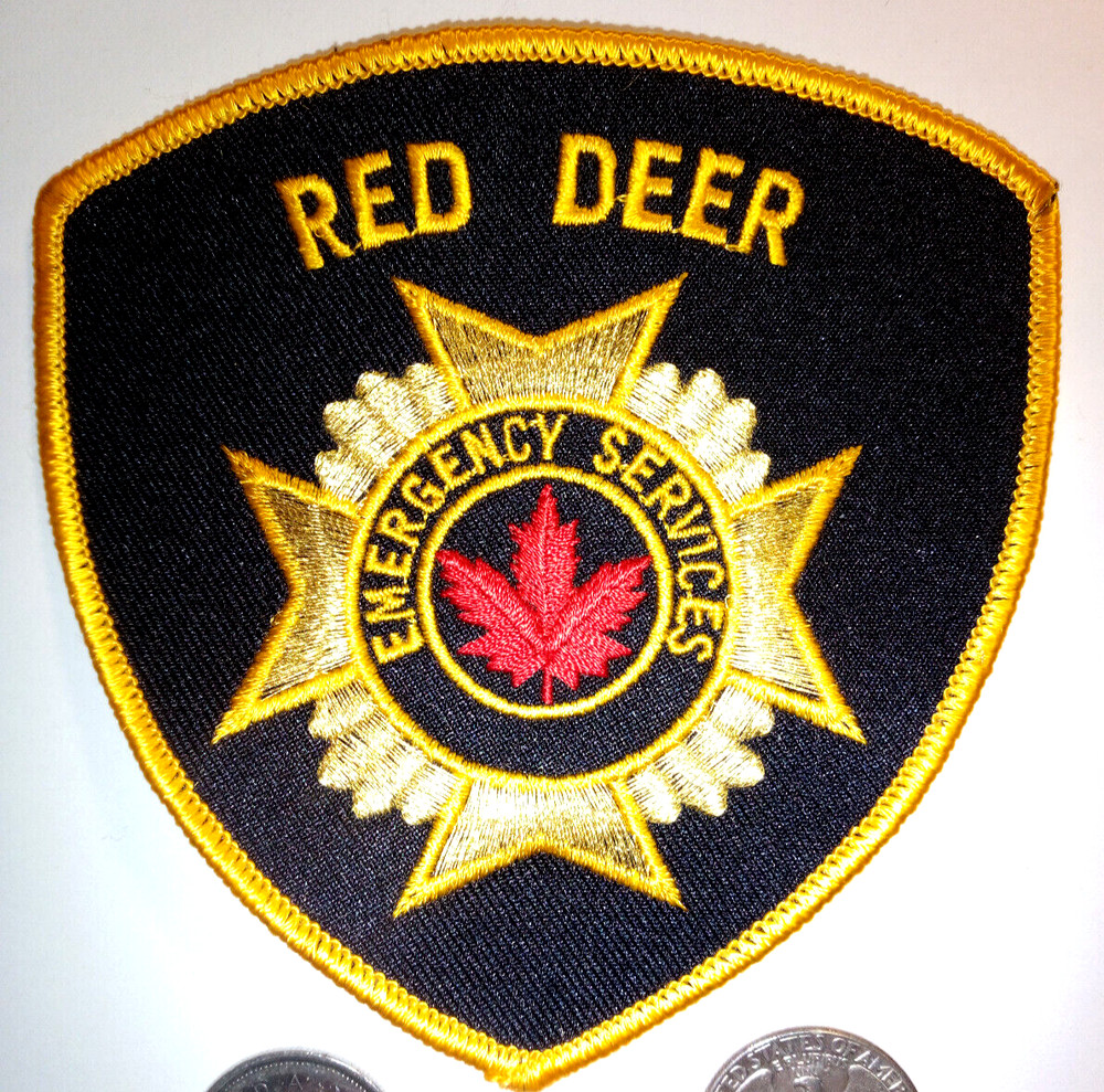 Red Deer Emergency Services Patch Badge Crest