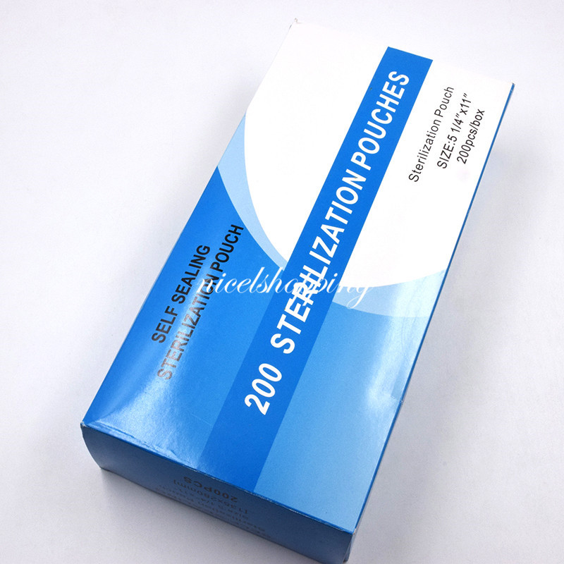 6Sizes Dental Autoclave Pouch Premium Sterilization Self-Sealing Variable 200 Pc