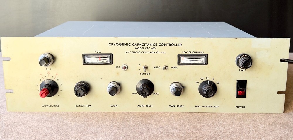 Lake Shore Cryotronics CSC400 Cryogenic Capacitance Controller Vintage Test Unit