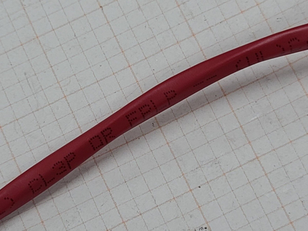 Carol E3504S 18/4C Solid Plenum Fire Alarm Wire Cable FPLP Red /100ft