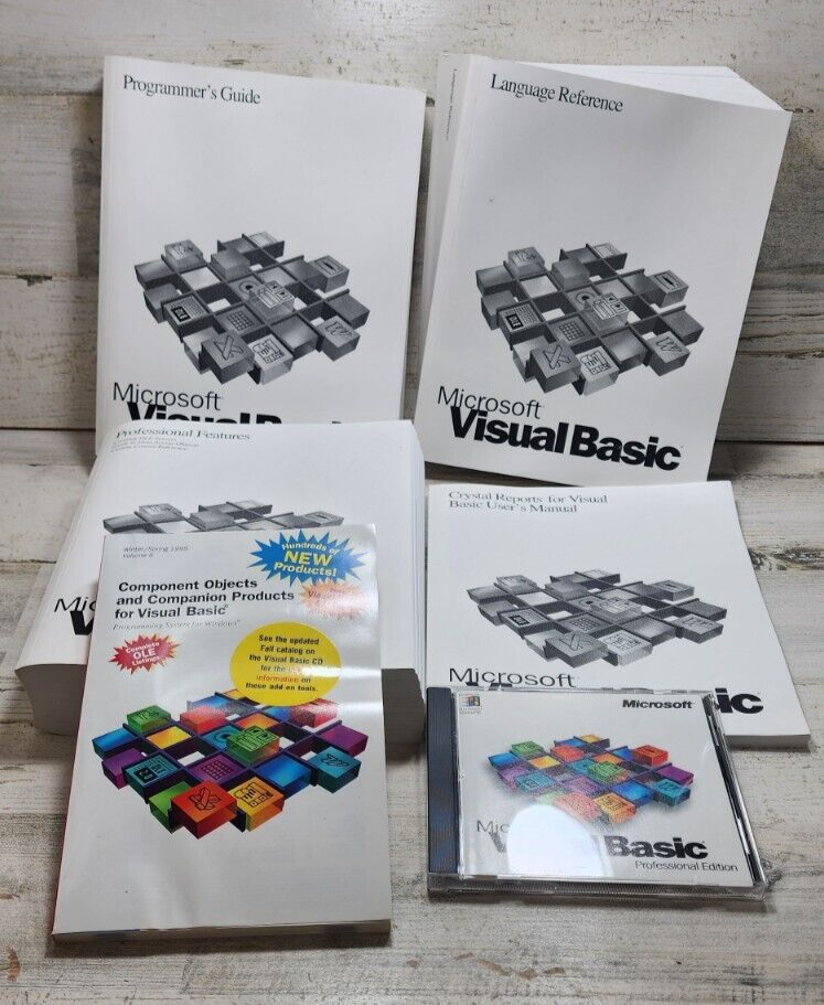 Microsoft Visual Basic Pro Professional Edition 4.0 PC Windows 95 NT 3.1