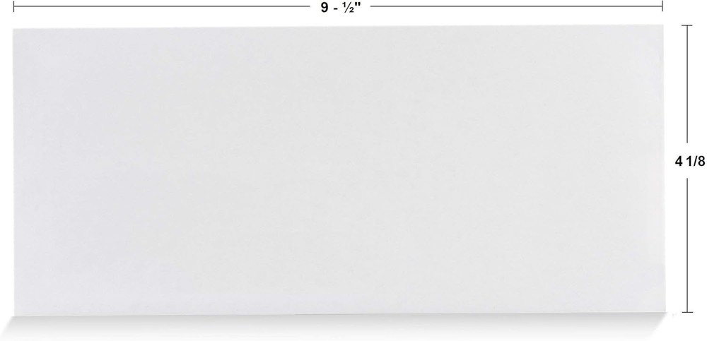 Security Tinted Self-Seal Envelopes, 40 Count for Sensitive Letters