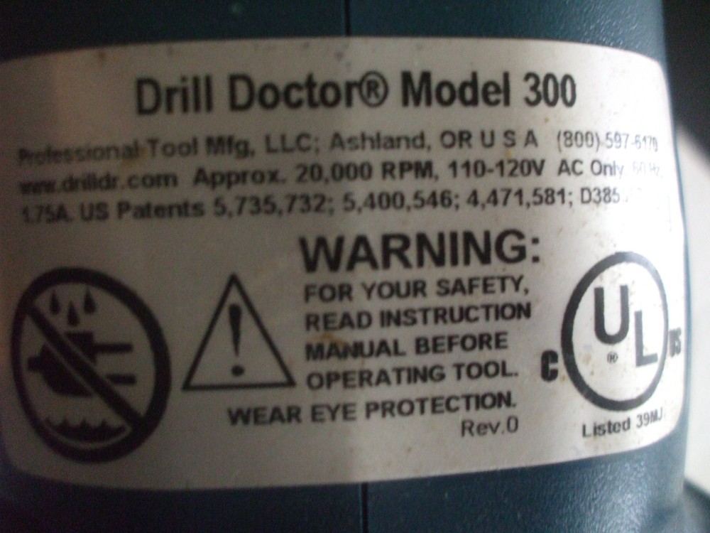 DRILL DOCTOR 300 DRILL BIT SHARPENER
