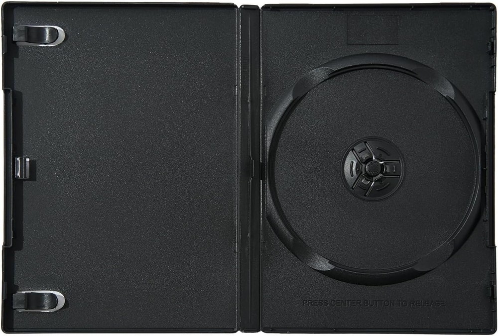 DVD+CD+Blu-Ray Replacement Disk Case One Disc Empty/Standard Size Black "GOOD"