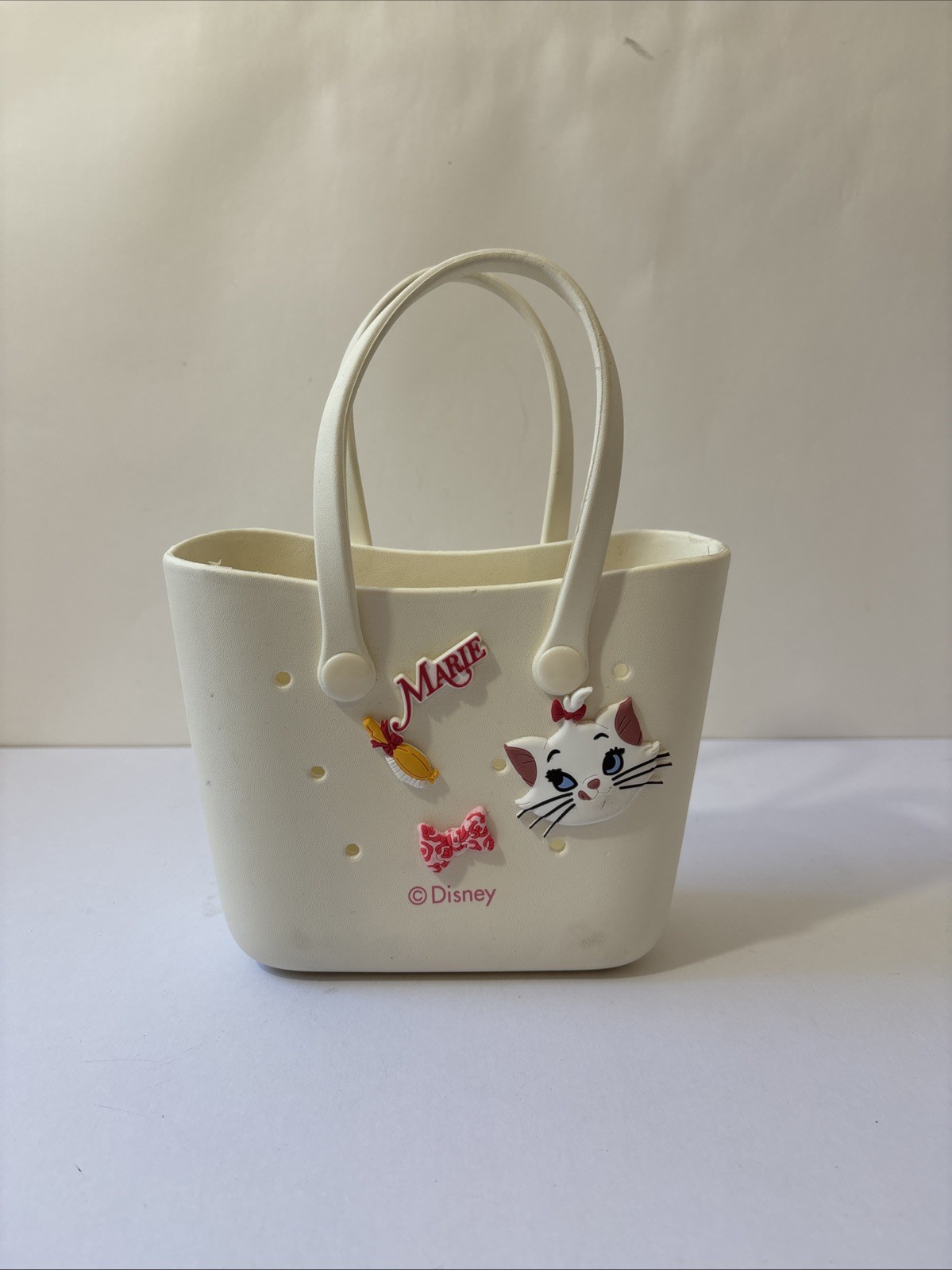 Disney Marie Aristocats Bogg-Style Eva Tote Bag Waterproof Croc Charm Beach Bag