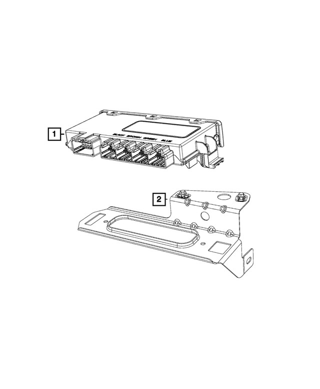 Genuine Mopar Vehicle Systems Interface Module 68271040AF