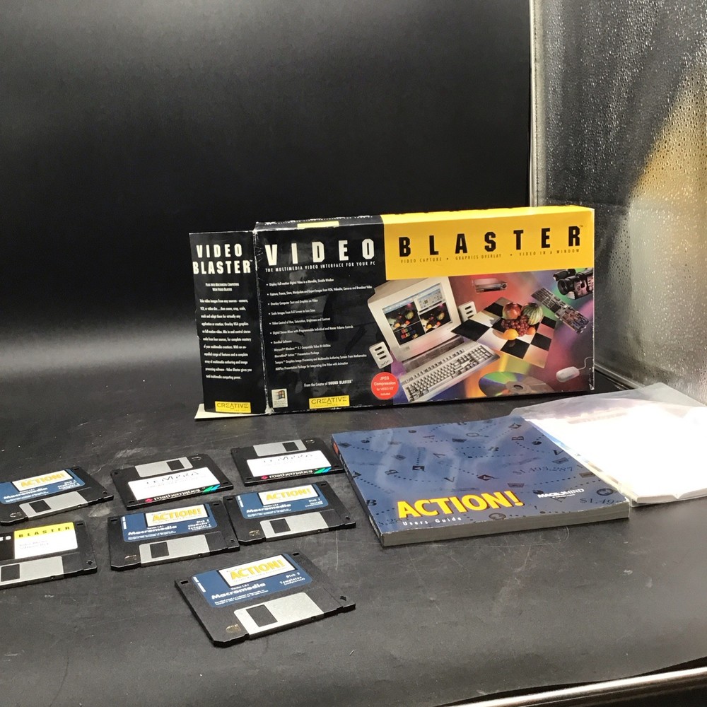 Creative Labs Video Blaster Multimedia Interface For Your PC Windows 3.1