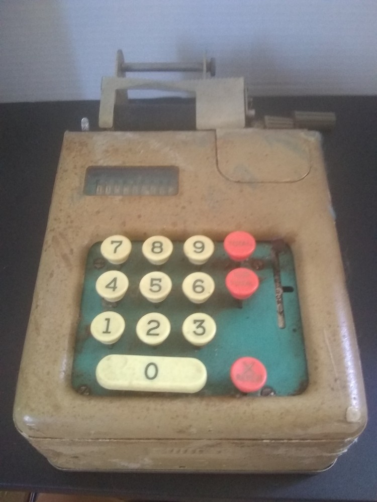 Vintage 1940s Swift adding machine metal
