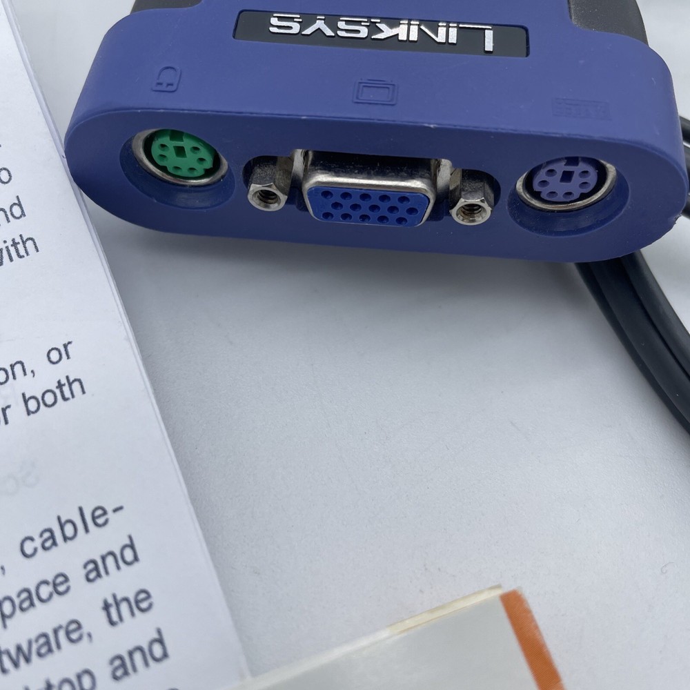 LINKSYS KVM2KIT ProCONNECT INTEGRATED KVM 2-PORT SWITCH CABLE