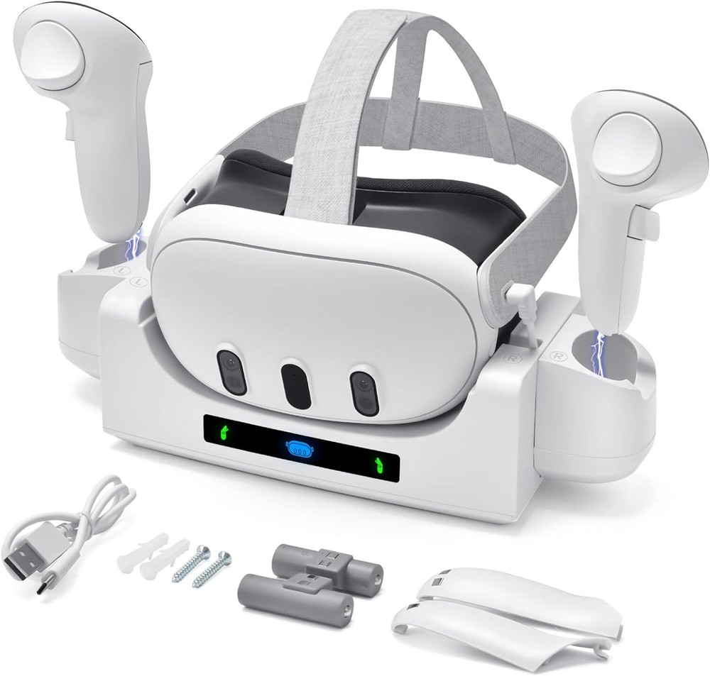 Charging Stand For Meta Quest 3 VR Handle Controller Accessories Storage Dock