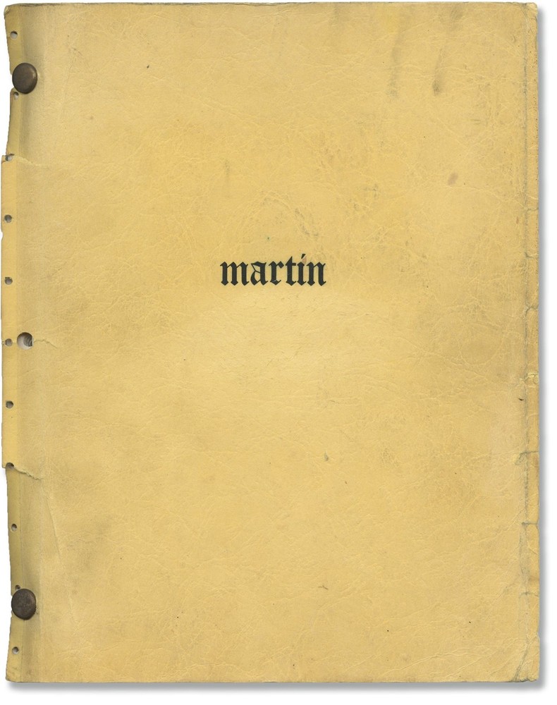 Raymond Ferrante MARTIN Two original screenplay drafts for an #146709