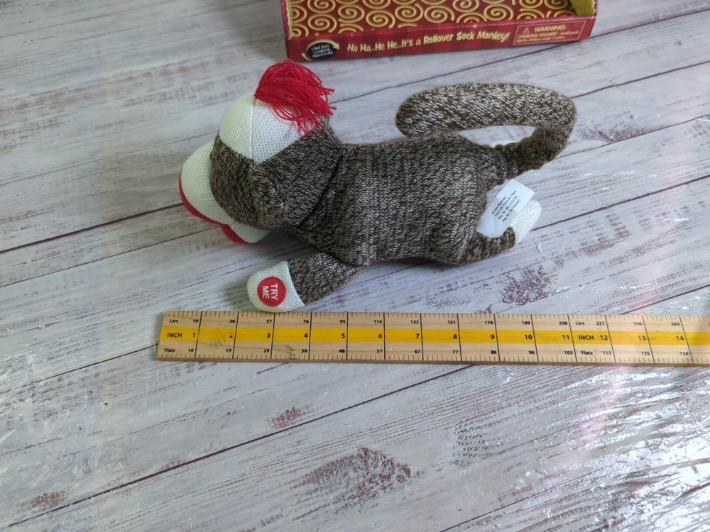 LOL Rolling Laughing Rollover Sock Monkey Westminster