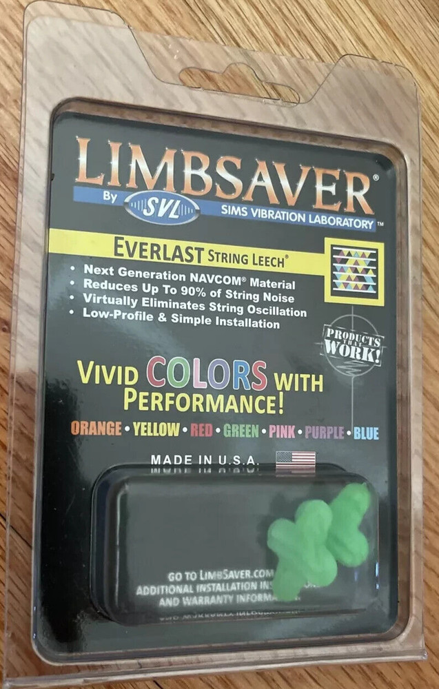 Limbsaver #3334 Everlast String Leech Green 2pk GD