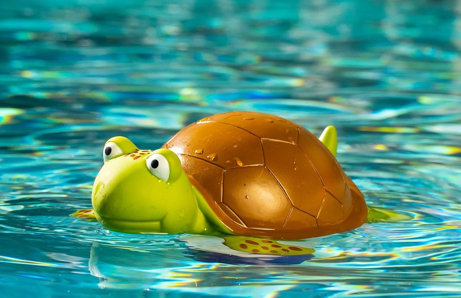 Turtle Pool Chlorine Floater, Floating Pool Chlorine Dispenser Fits 3" Tabs