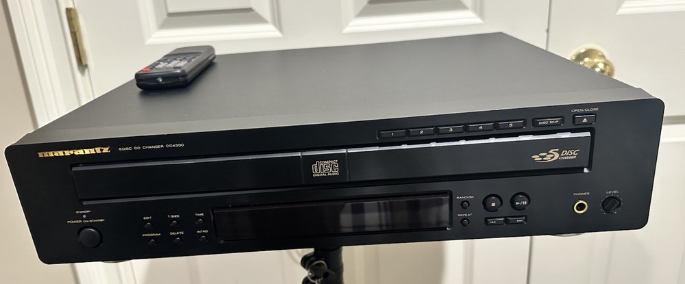 Marantz CC4300/U1B 5-disc CD Changer Tested Working With Remote