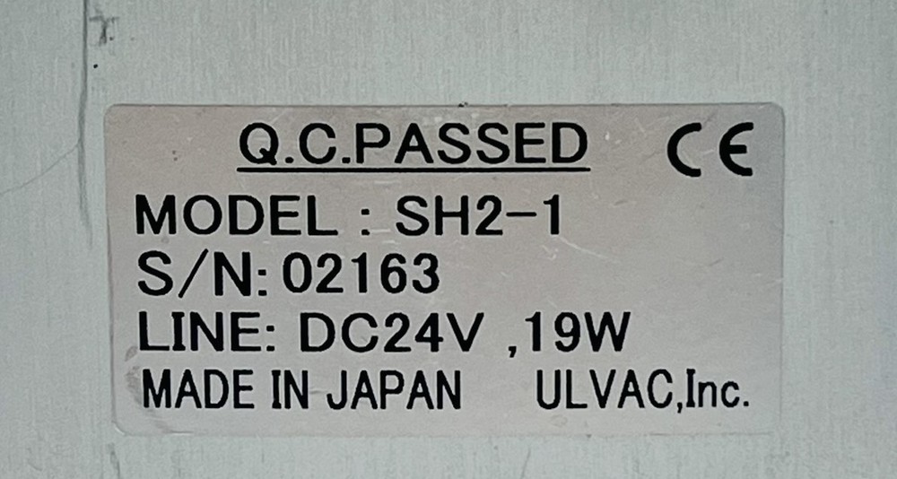 Ulvac SH2-1 Multi Ionization Gauge