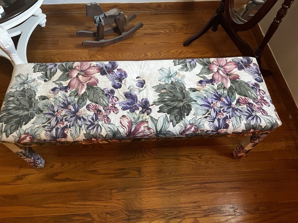 Floral Bench