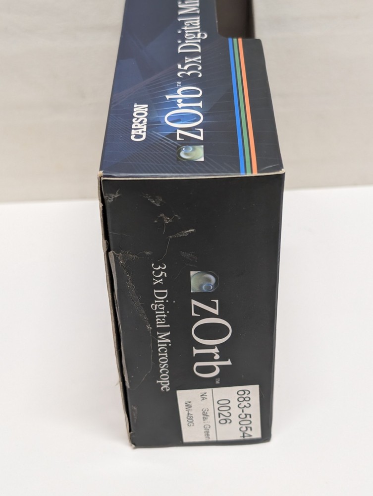 Carson Zorb 35X Digital Microscope MM-480 Camera Video Capture - Works
