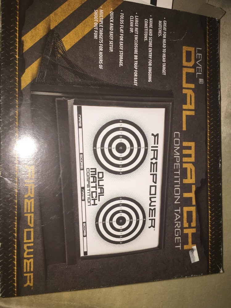 Level 3 Dual Match Competition Target Fire Power