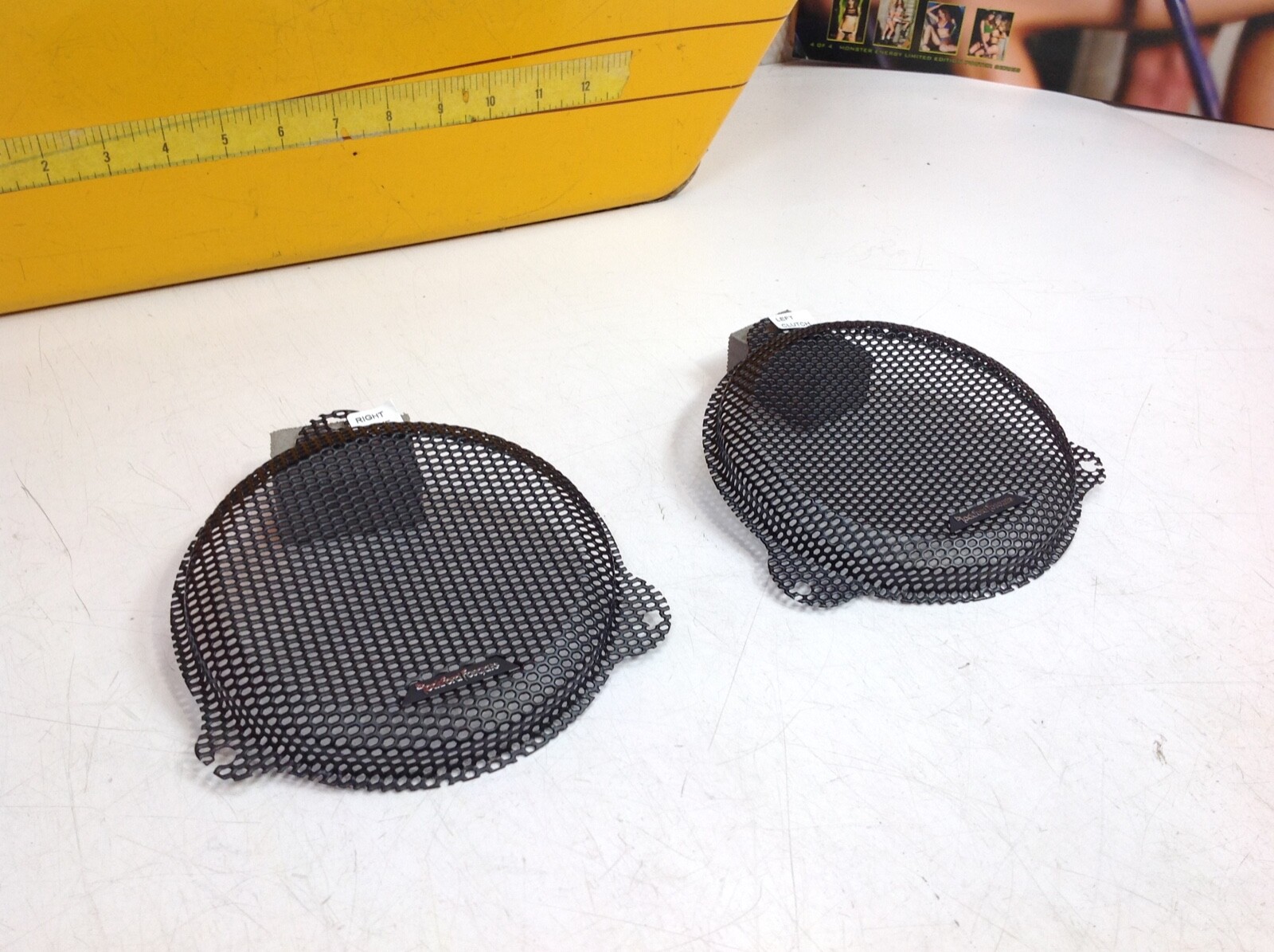 14-25 Harley Touring Front Fairing Rockford Fosgate 6.5" Speaker Covers/Grills