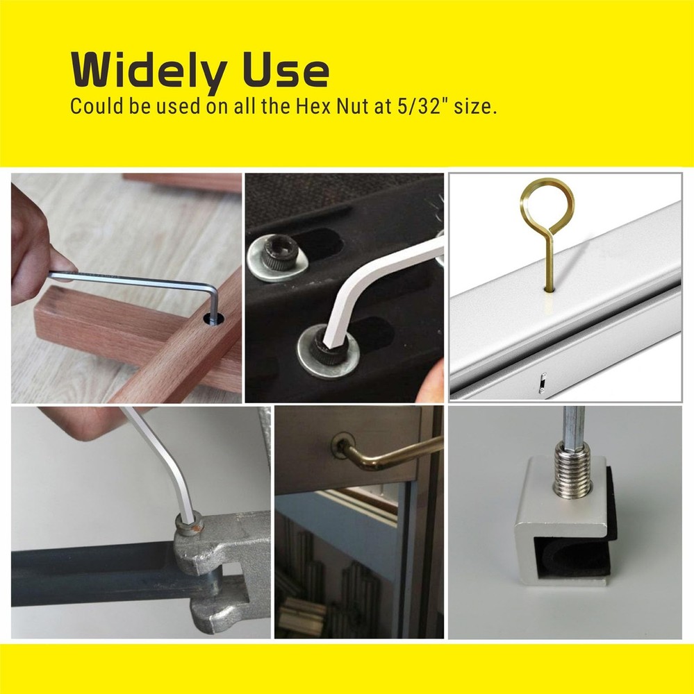 Hex Key Dogging Key with Full Loop, Allen Wrench Key for Push Bar Panic Exit ...