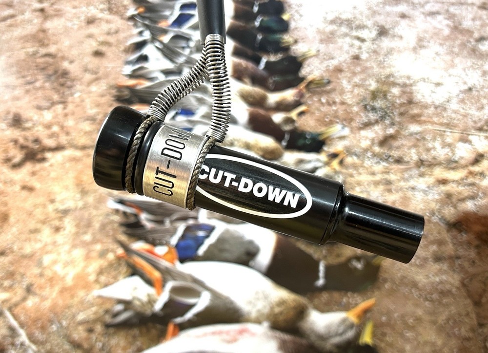 🇺🇸Kirk McCullough OUTLAW CUT-DOWN Duck Call. Threaded Keyhole Insert.