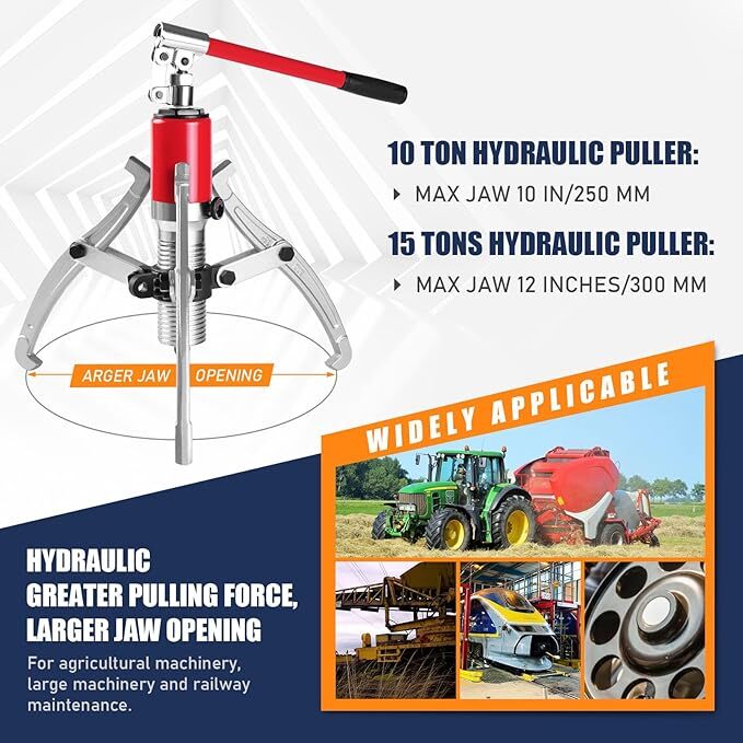 Hydraulic Gear Puller | Max 15 Ton | Bearing Puller | Gear Puller | Pulley Pulle