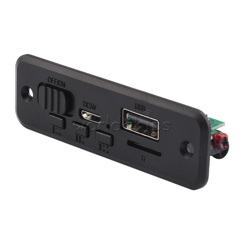 DC5V Bluetooth MP3 Player Decoder Board 2*3W Car Audio Amplifier Module FM Radio