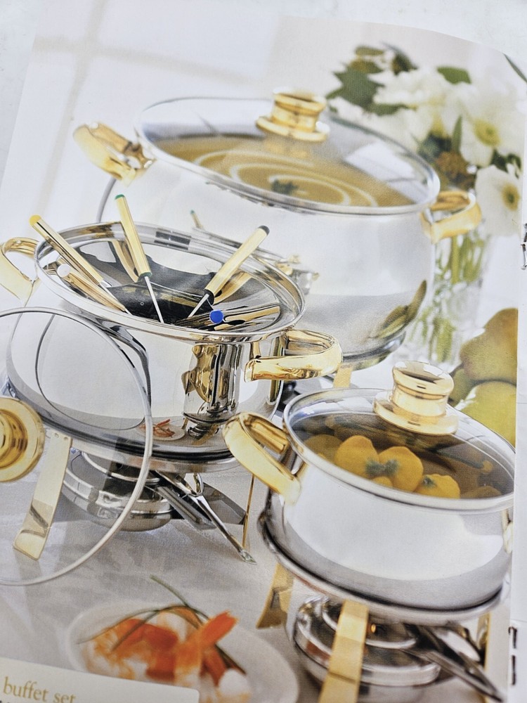 Command Performance Gold Buffett Set 11 Pieces Stainless Steel Open