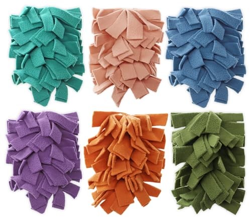 6 Layer Fleece Duster Refills for Swiffer Hand Duster, 6 Pack-multicolour-b
