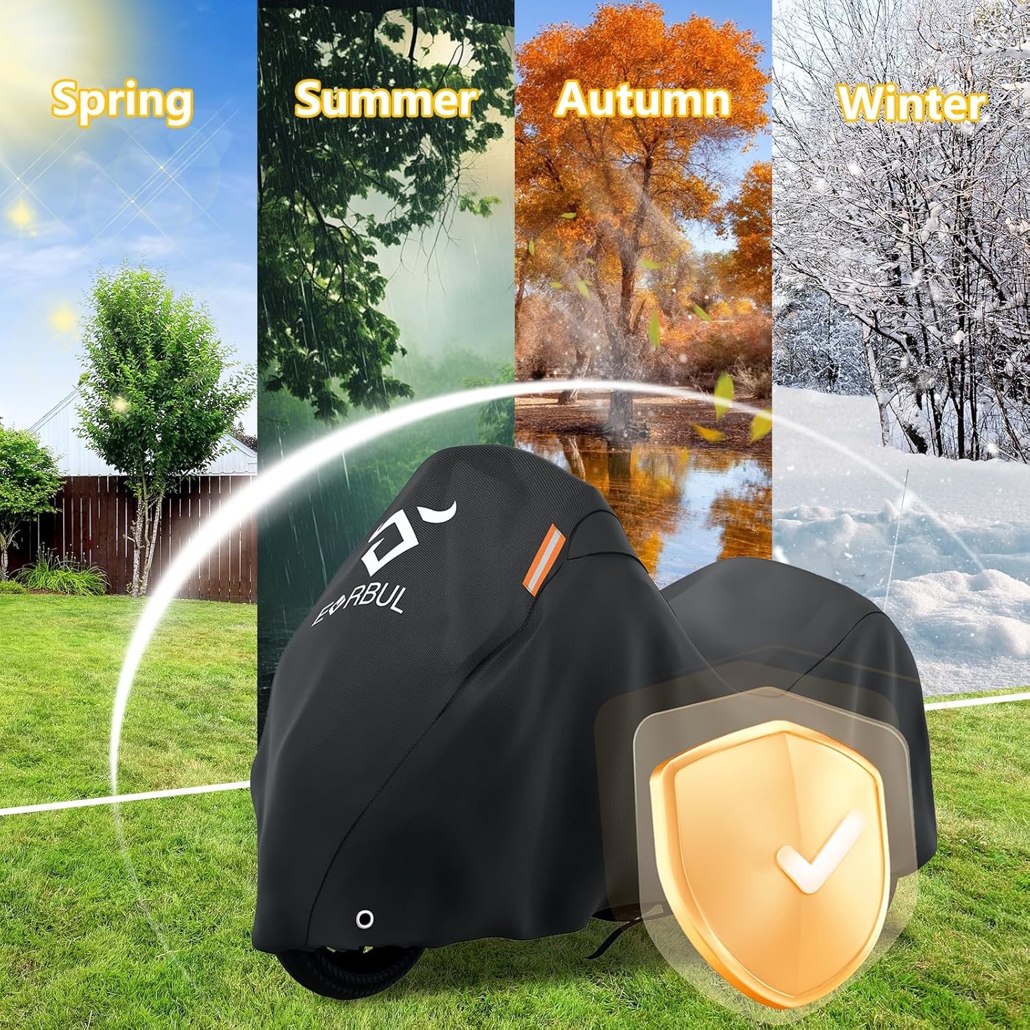 Motorcycle Cover for Trike Models Freewheeler Tri Glide Ultra and CVO Vers us