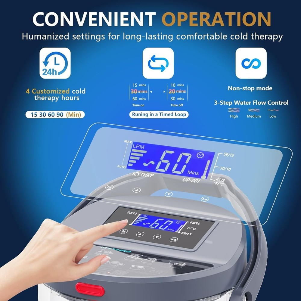 Cold Therapy Machine with Programmable Timer, Ice-Machine-#2445SUP2