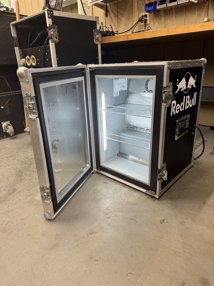 (Rare) Red Bull Flight Case Mini Fridge