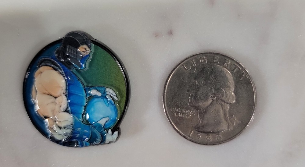 Mortal Kombat Sub Zero 3D Challenge Coin
