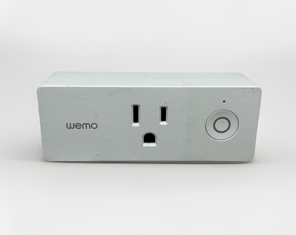 WeMo WiFi Enabled Mini Smart Plug White F7C063