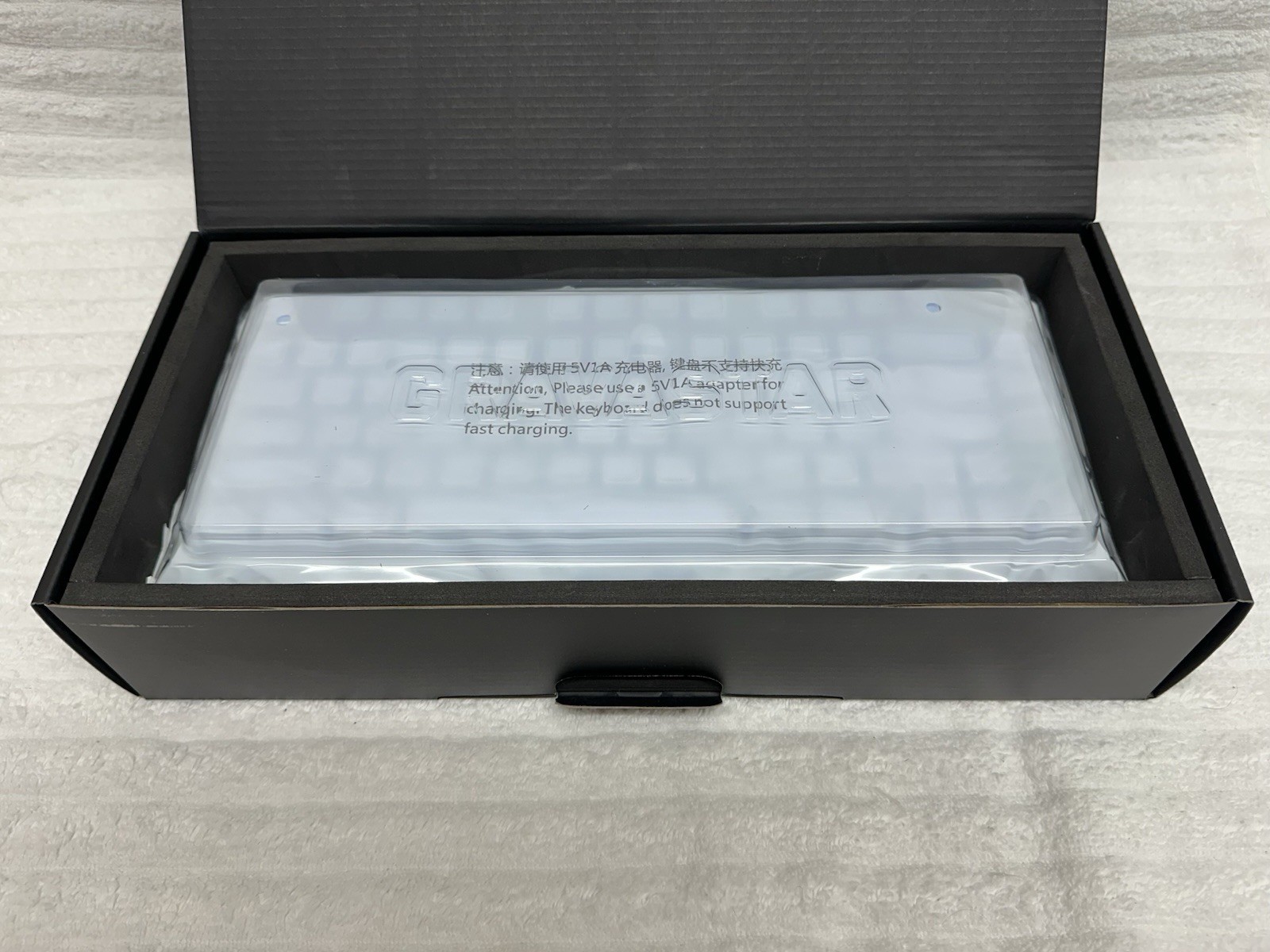 Gravastar Mercury K1 Special Edition Ice Blue Gaming Keyboard, Aluminum Alloy