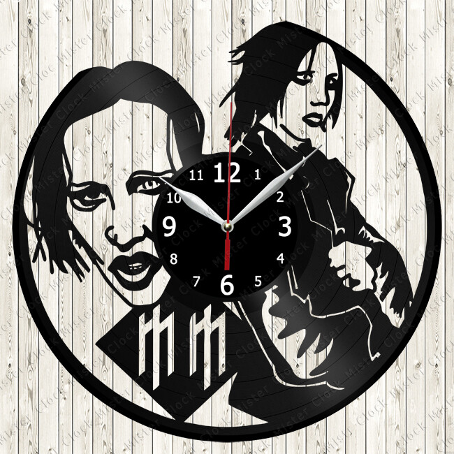 Marilyn Manson Vinyl Record Wall Clock Decor Handmade 2913