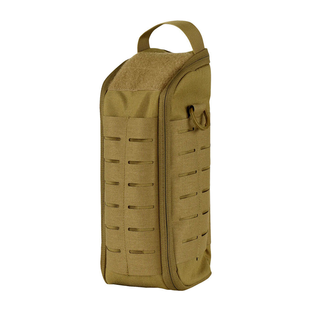 Tactical Laser Cut MOLLE Modular Utility Tool Padded Field Pouch Coyote
